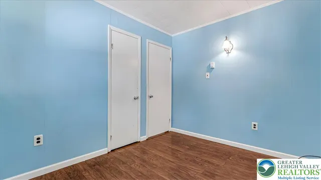 a view of an empty room