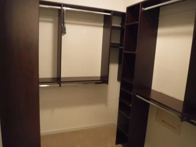 a view of walk in closet