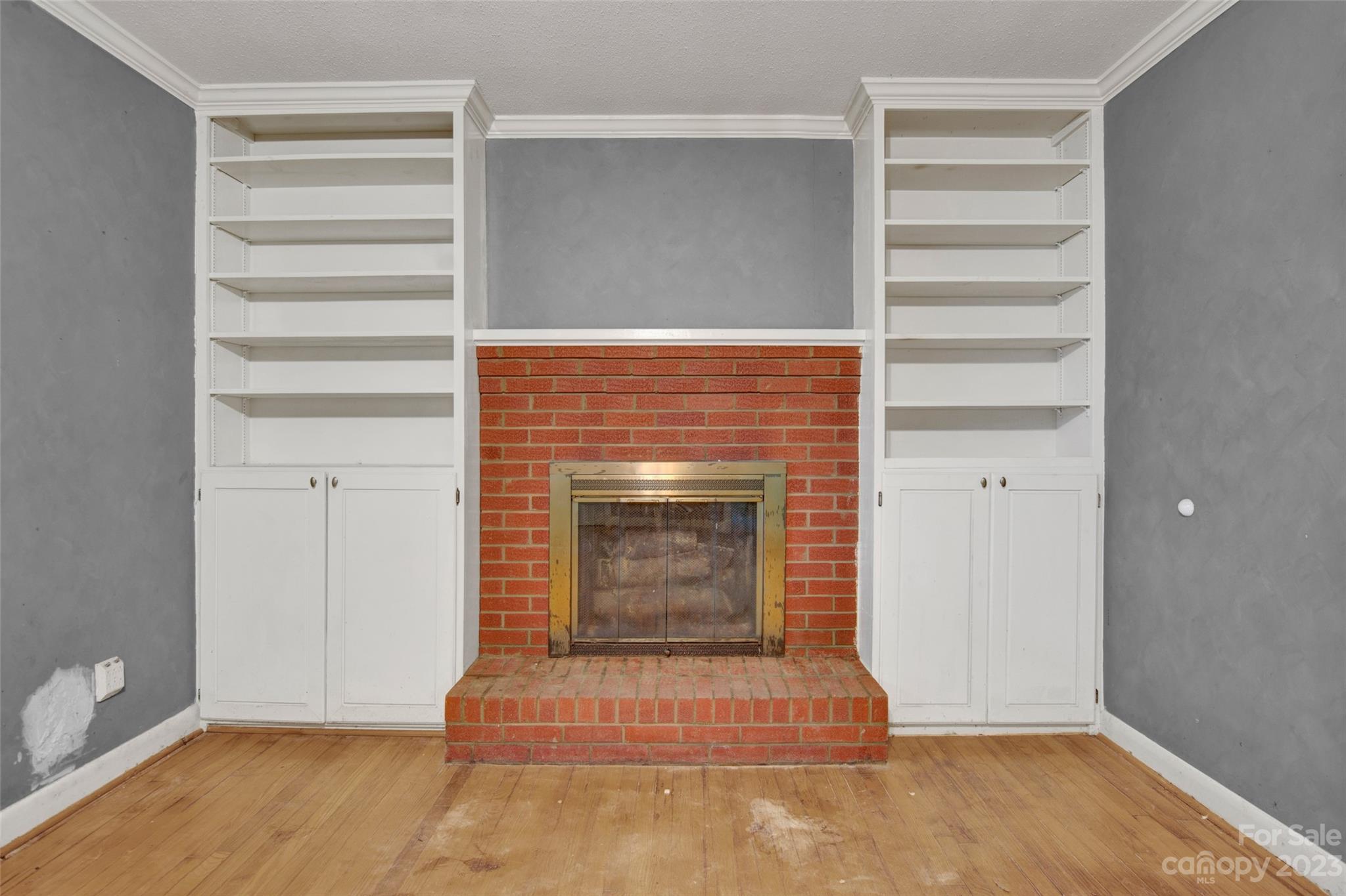 895 Perth Road Troutman, NC 28166 - Photo 6 of 18 a living room with a fireplace