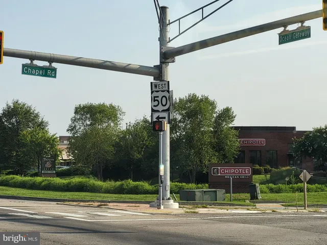 a view of a street sign
