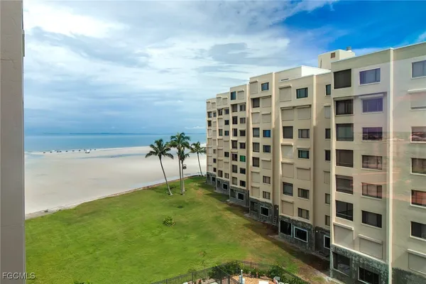 a view of a building with a shower