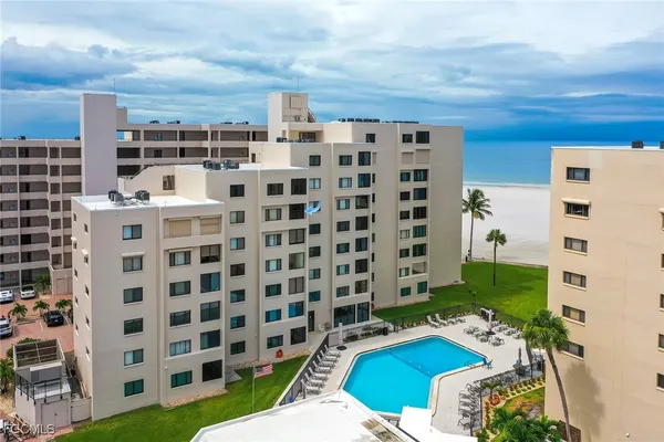 a view of an ocean and a beach