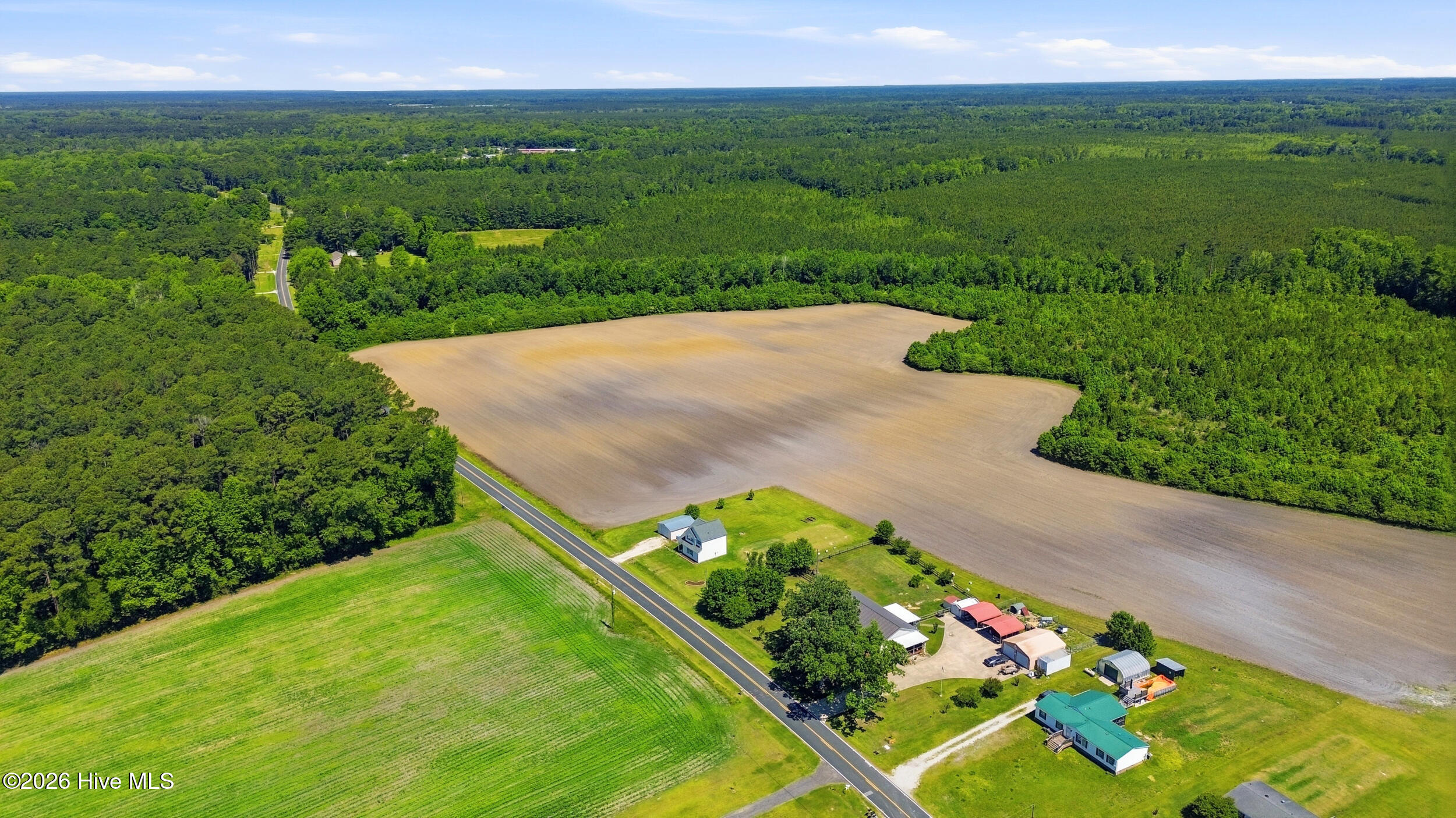 380 Swinson Road Maple Hill, NC 28454 - Photo 46 of 56 Aerial view