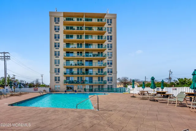 a view of a building with outdoor space