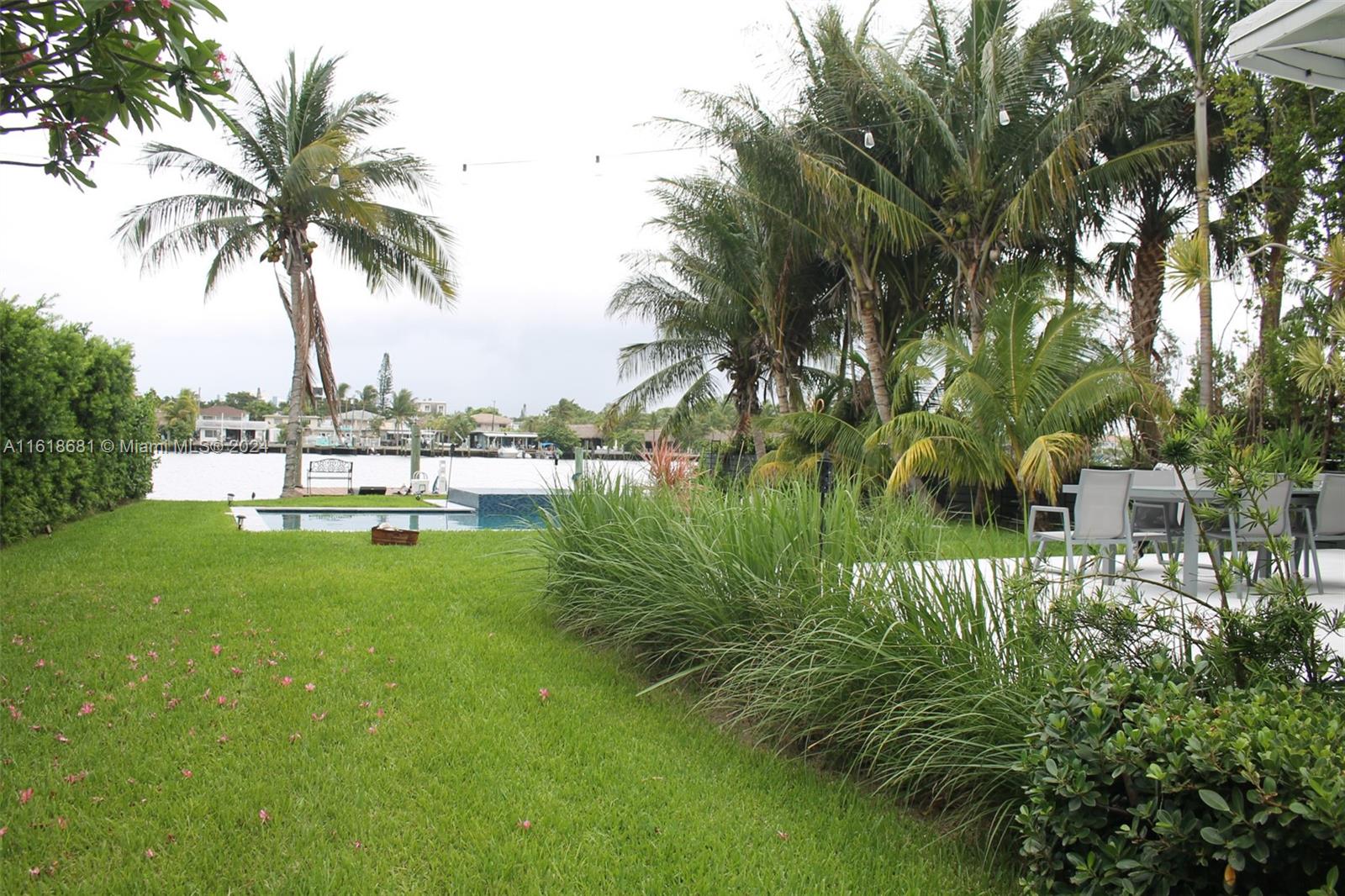 900 88th Street Surfside, FL 33154 - Photo 47 of 60 a view of a garden