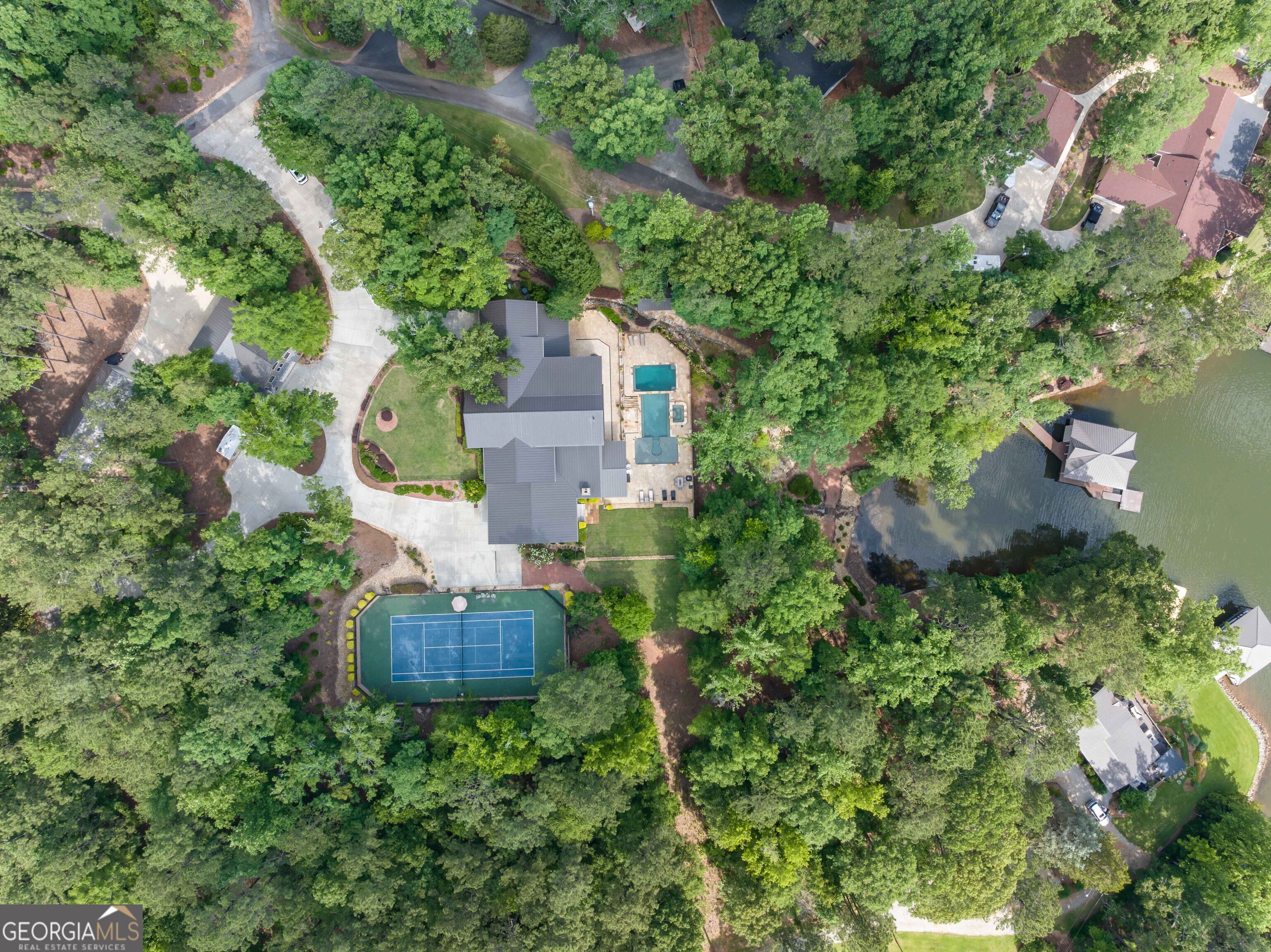 1132 Boat Club Road Hamilton, GA 31811 - Photo 3 of 50 an aerial view of a house with a yard