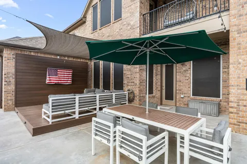 with different pictures of outdoor seating