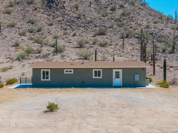 front view of house with a yard