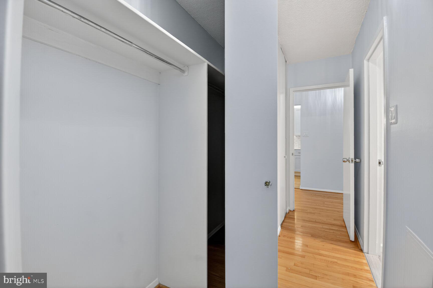 5500 Friendship Boulevard, Unit 1714N Chevy Chase, MD 20815 - Photo 12 of 53 a view of a bathroom from the hallway