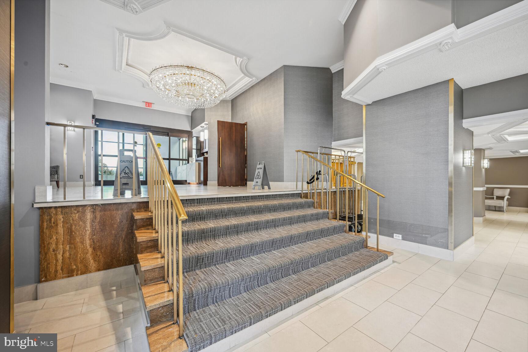 5500 Friendship Boulevard, Unit 1714N Chevy Chase, MD 20815 - Photo 19 of 53 a view of entryway and hall with wooden floor