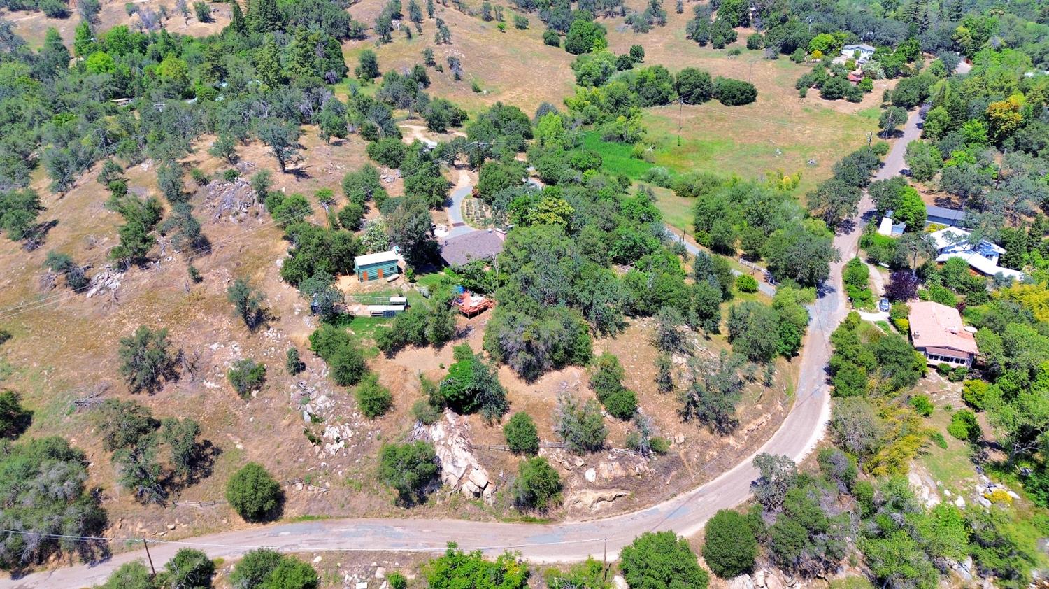 43715 Dinely Drive Three Rivers, CA 93271 - Photo 20 of 51 an aerial view of a house with lots of trees