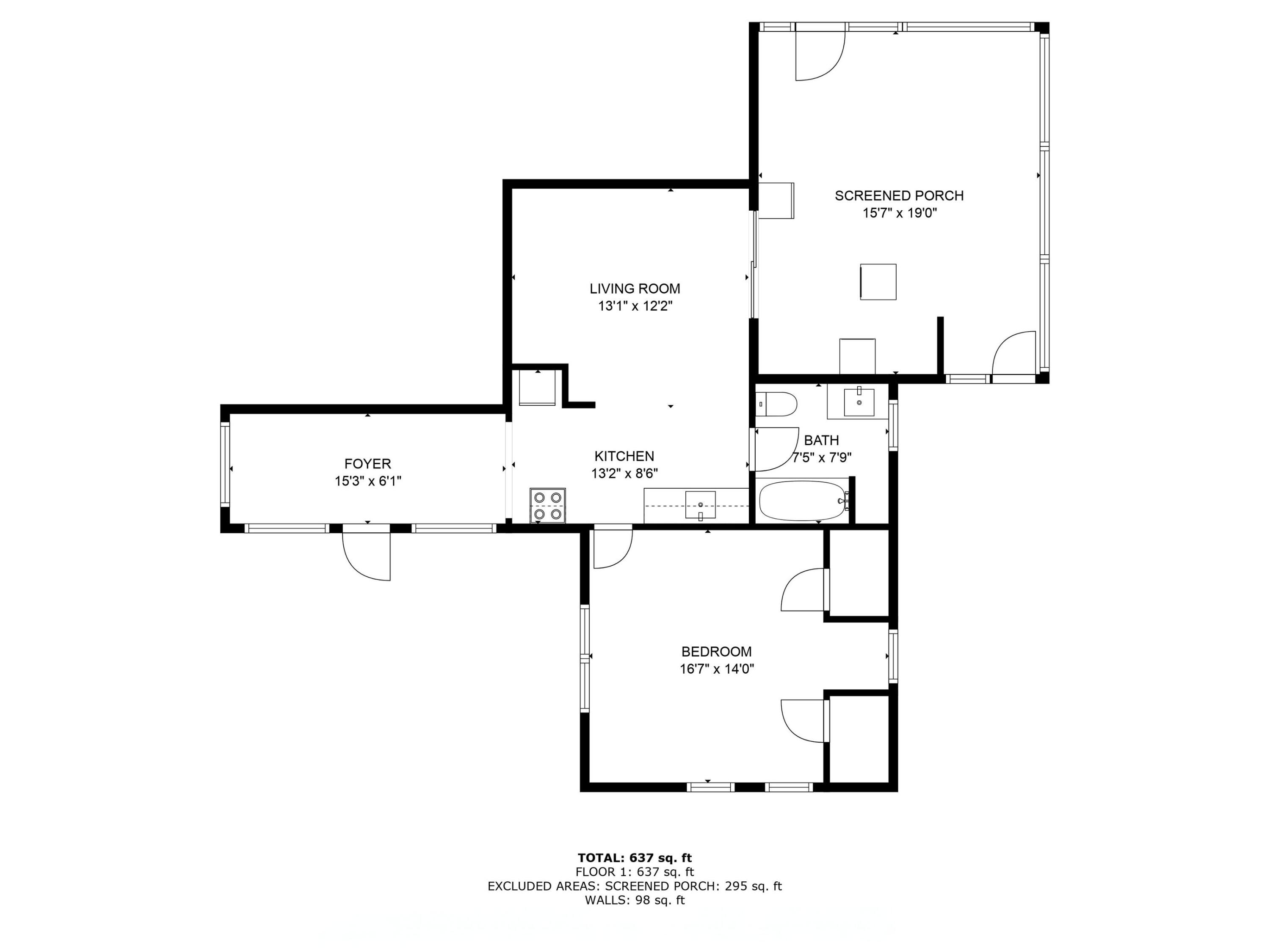 1831 Juno Road, Unit B North Palm Beach, FL 33408 - Photo 31 of 31 Floor Plan