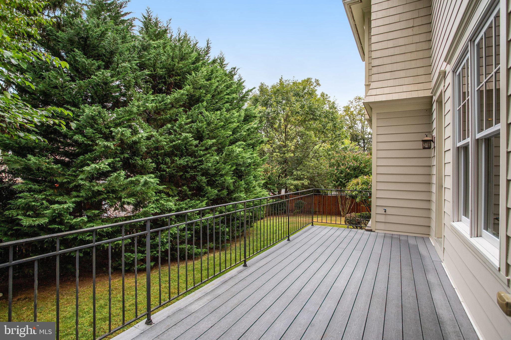 6108 Landon Lane Bethesda, MD 20817 - Photo 66 of 74 Rear Deck Overlooking Yard