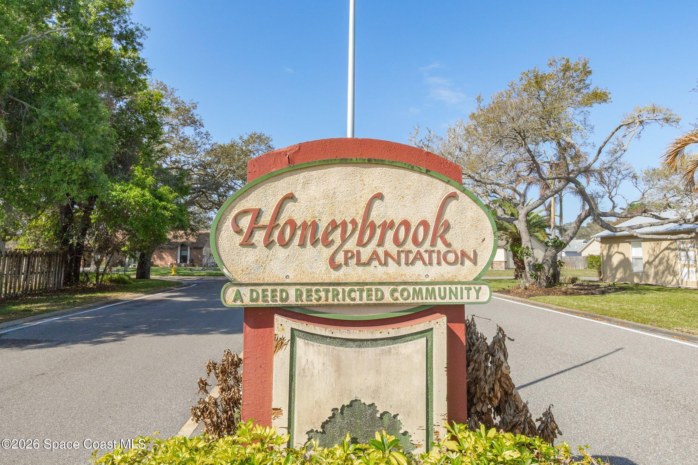 4770 Hidden Creek Road Palm Shores, FL 32935 - Photo 39 of 51 a sign on the side of a road