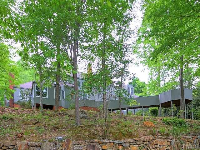 7422 Johnson Mill Road Bahama, NC 27503 - Photo 1 of 25 Architect Designed Home Overlooks the Little River!!! Exterior Back
