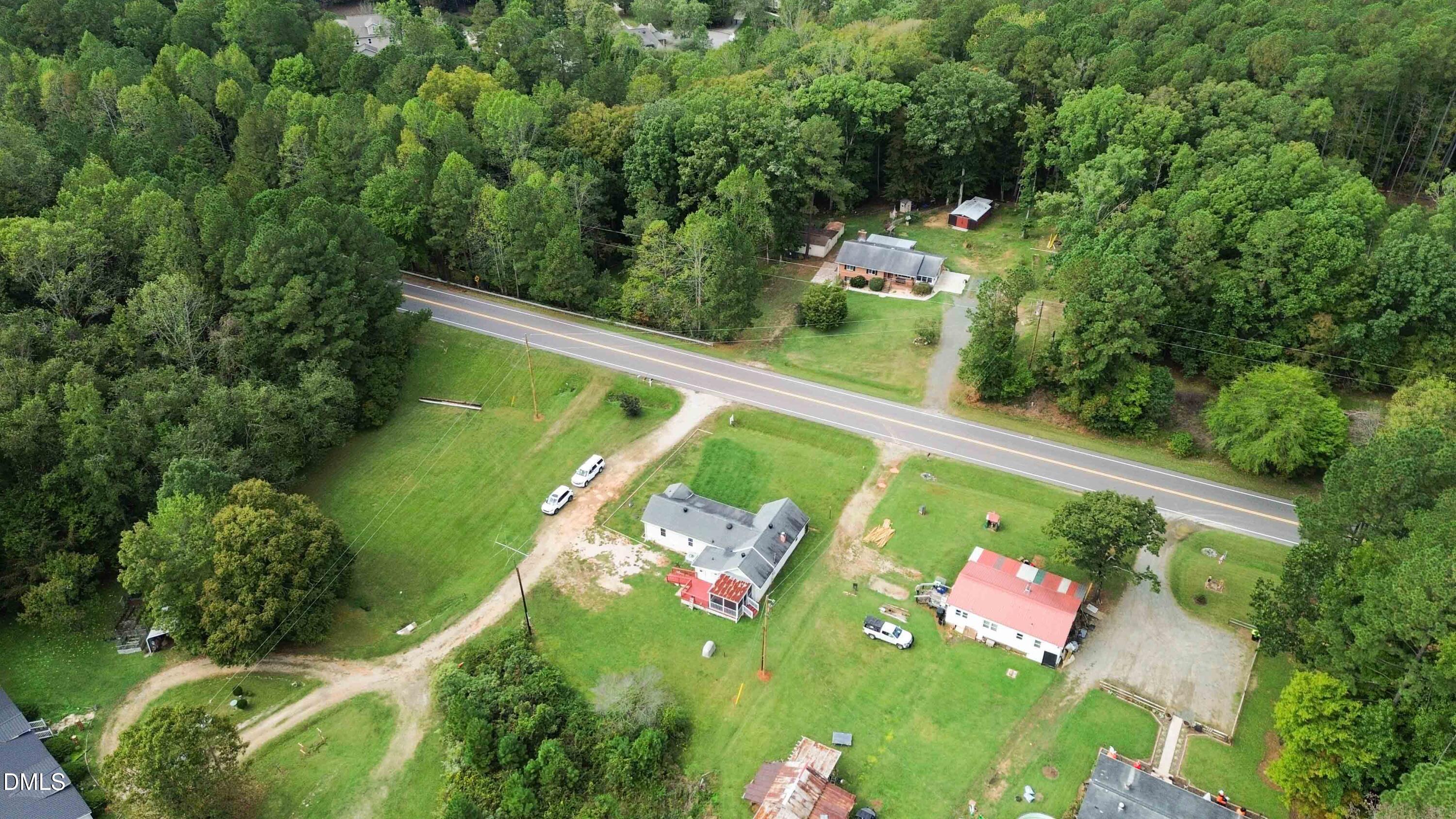 5209 Durham Road Raleigh, NC 27613 - Photo 17 of 18 an aerial view of a house