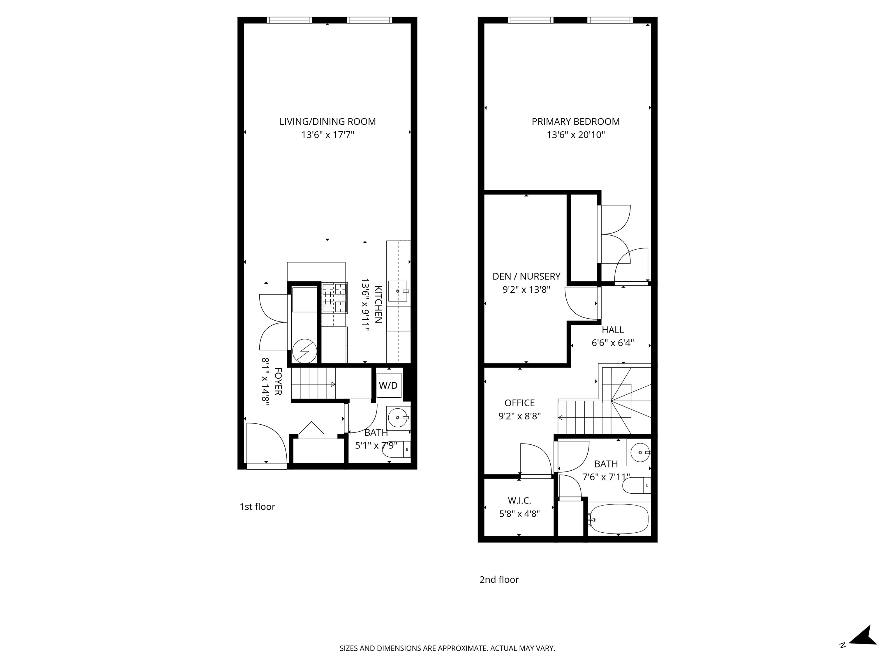 222 Clinton Street, Unit 13 Hoboken, NJ 07030 - Photo 16 of 16 a picture of a floor plan