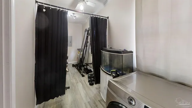 a view of a house with a outdoor space