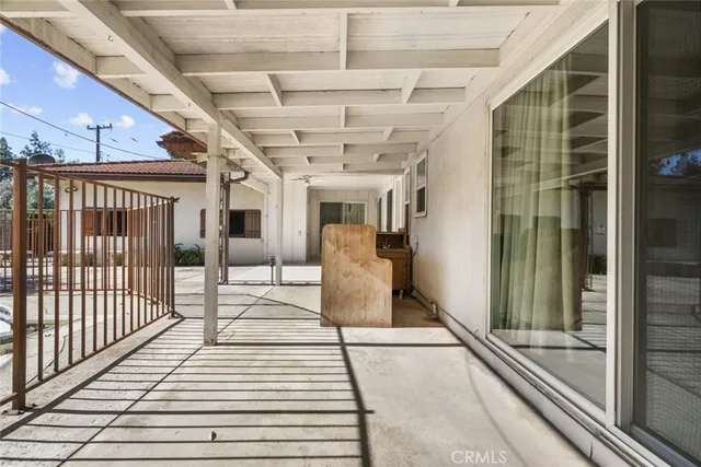 a view of a house with a porch