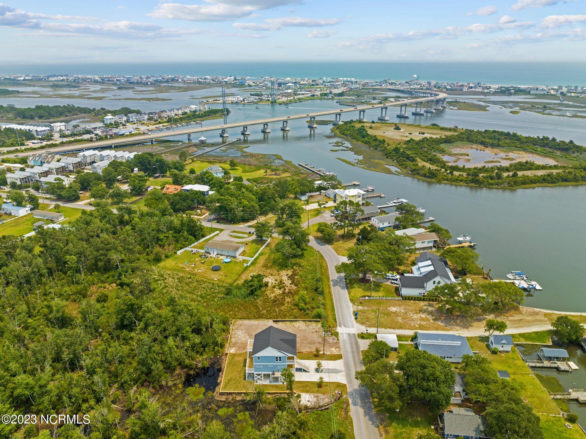 279 Little Kinston Road Surf City, NC 28445 - Photo 6 of 52 Aerial- Surf City Bridge & ICW