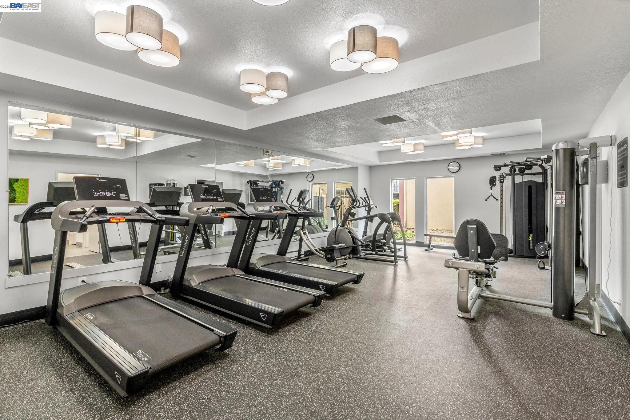 1321 Webster Street, Unit D116 Alameda, CA 94501 - Photo 11 of 22 a view of a room with gym equipment