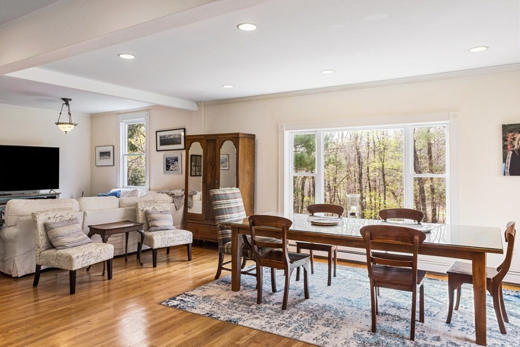 20 Gowell Lane Weston, MA 02493 - Photo 10 of 32 a living room with furniture and a flat screen tv