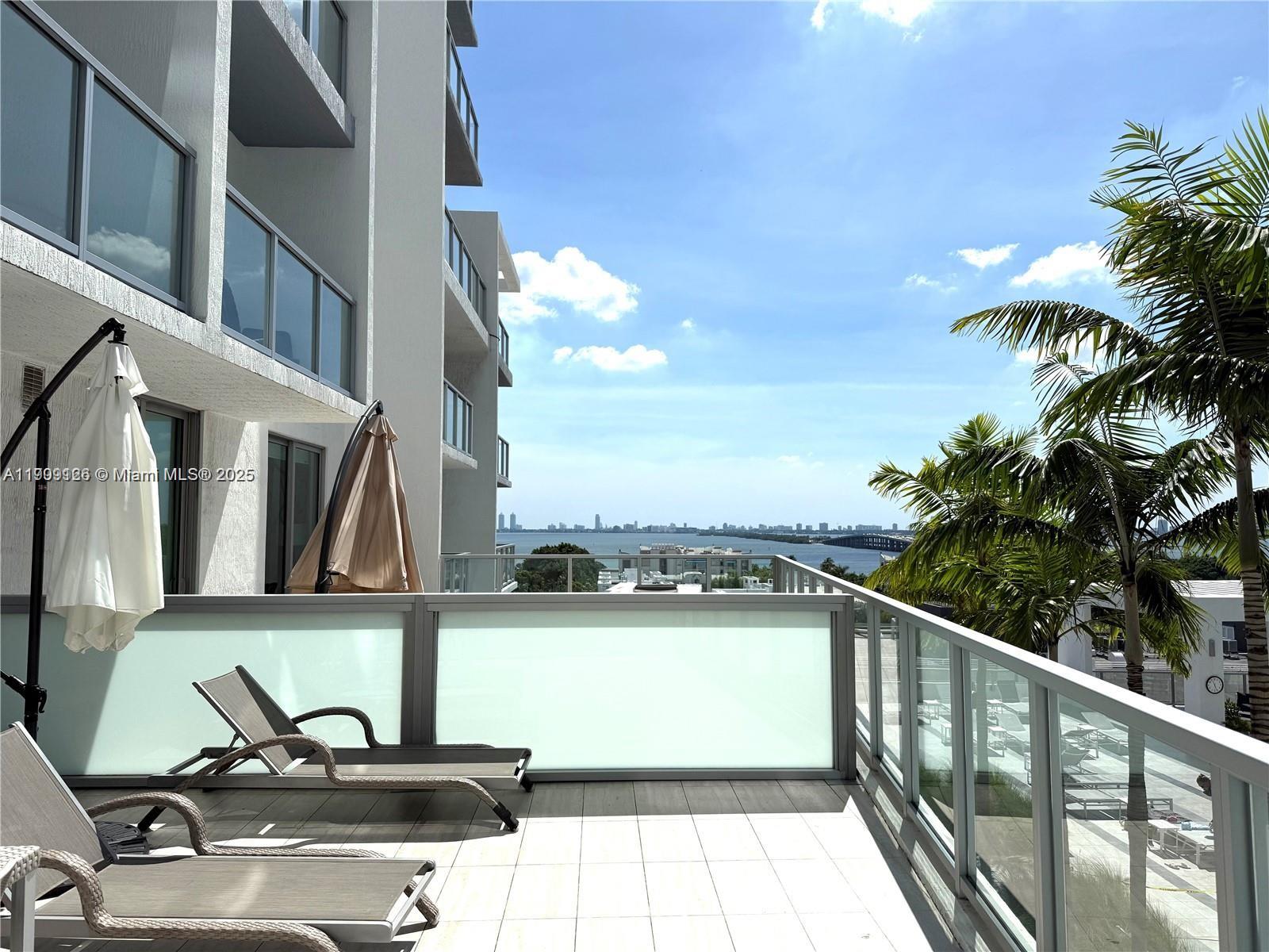 3900 Biscayne Boulevard, Unit N723 Miami, FL 33137 - Photo 23 of 30 a view of balcony with furniture