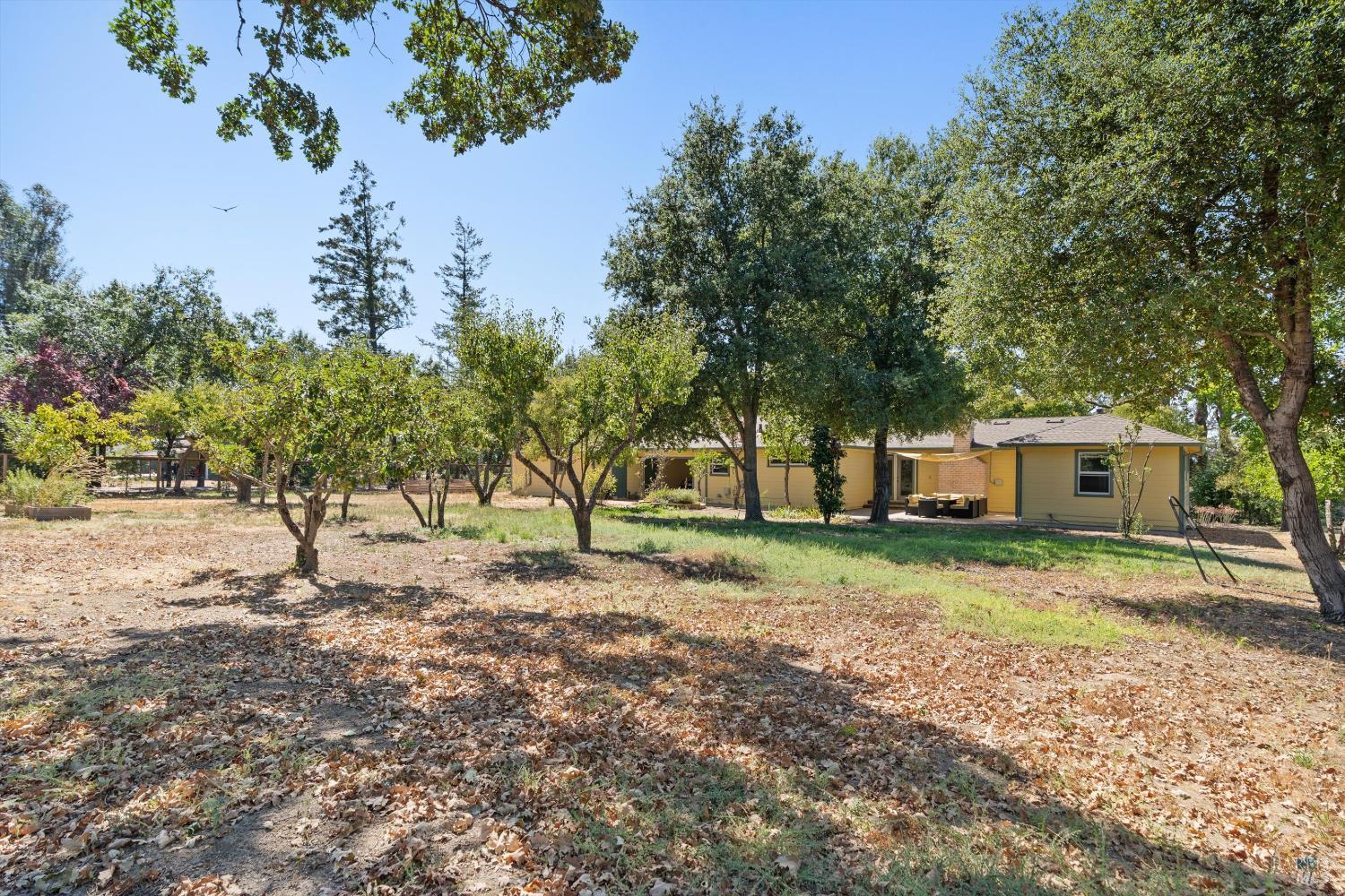 644 Piezzi Road Santa Rosa, CA 95401 - Photo 35 of 63 a view of a house with a yard