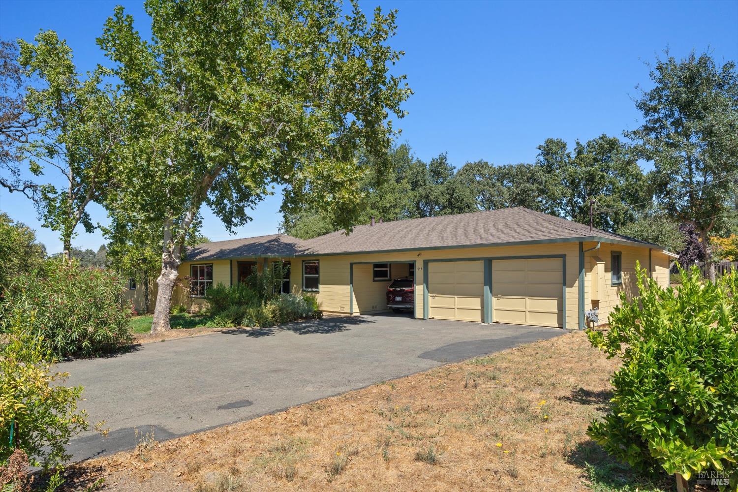 644 Piezzi Road Santa Rosa, CA 95401 - Photo 37 of 63 a view of a house with a yard