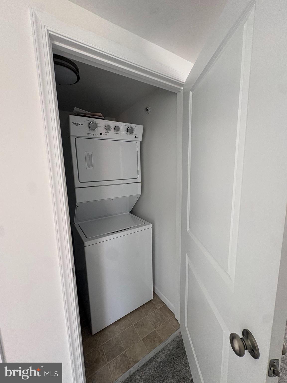 104 West All Saints Street, Unit C2 Frederick, MD 21701 - Photo 19 of 19 a utility room with dryer and washer