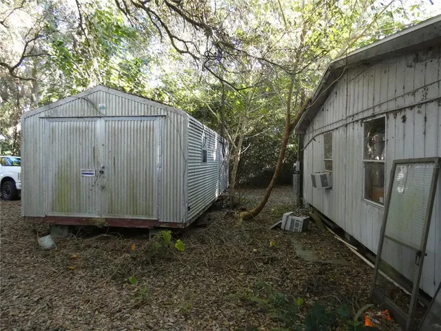 a view of a small house