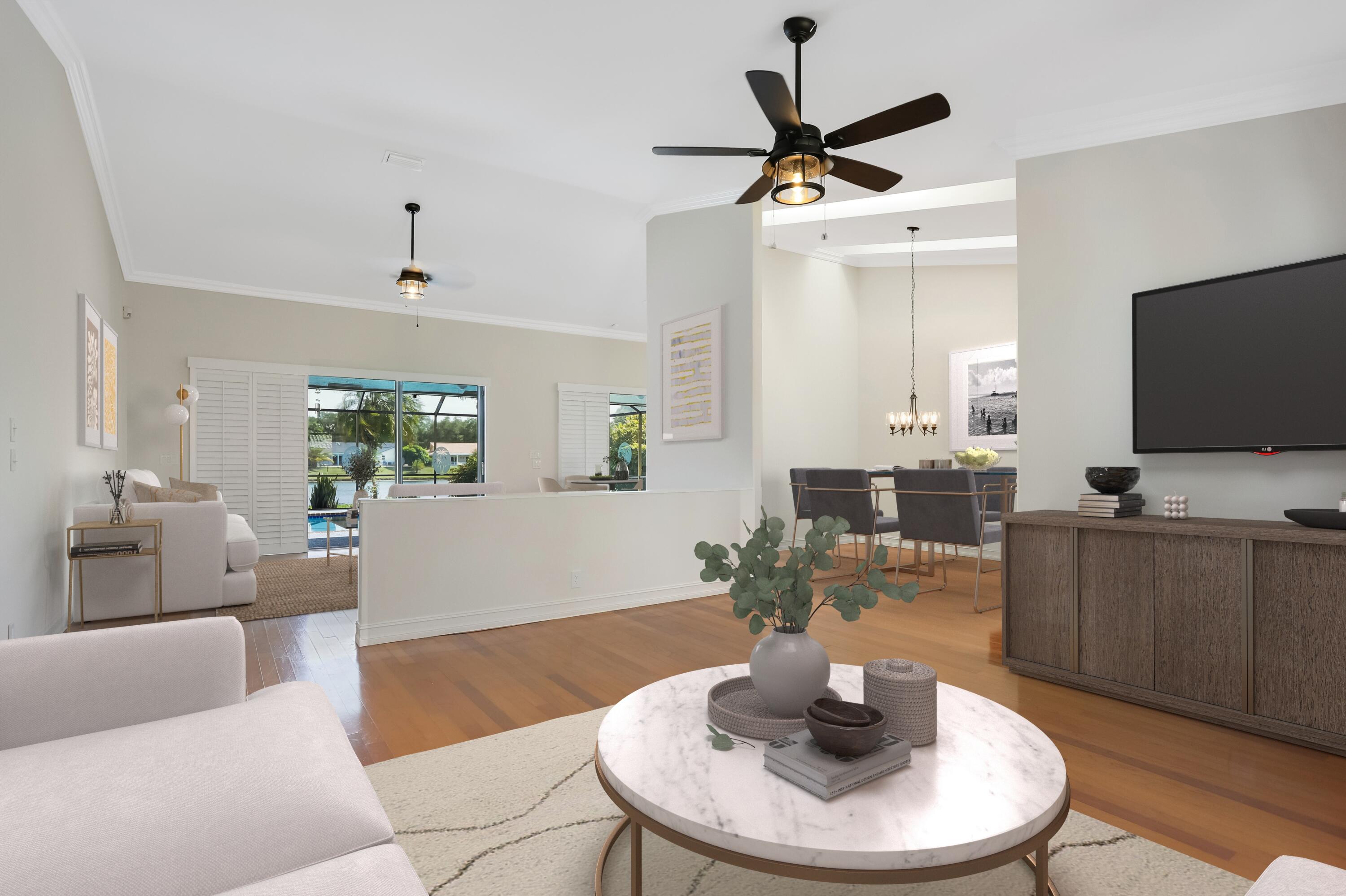 2560 Northwest 40th Street Boca Raton, FL 33434 - Photo 6 of 43 Living Room_staged