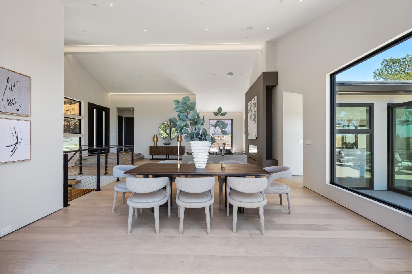 255 Hardwick Road Woodside, CA 94062 - Photo 11 of 90 a dining room with furniture and window