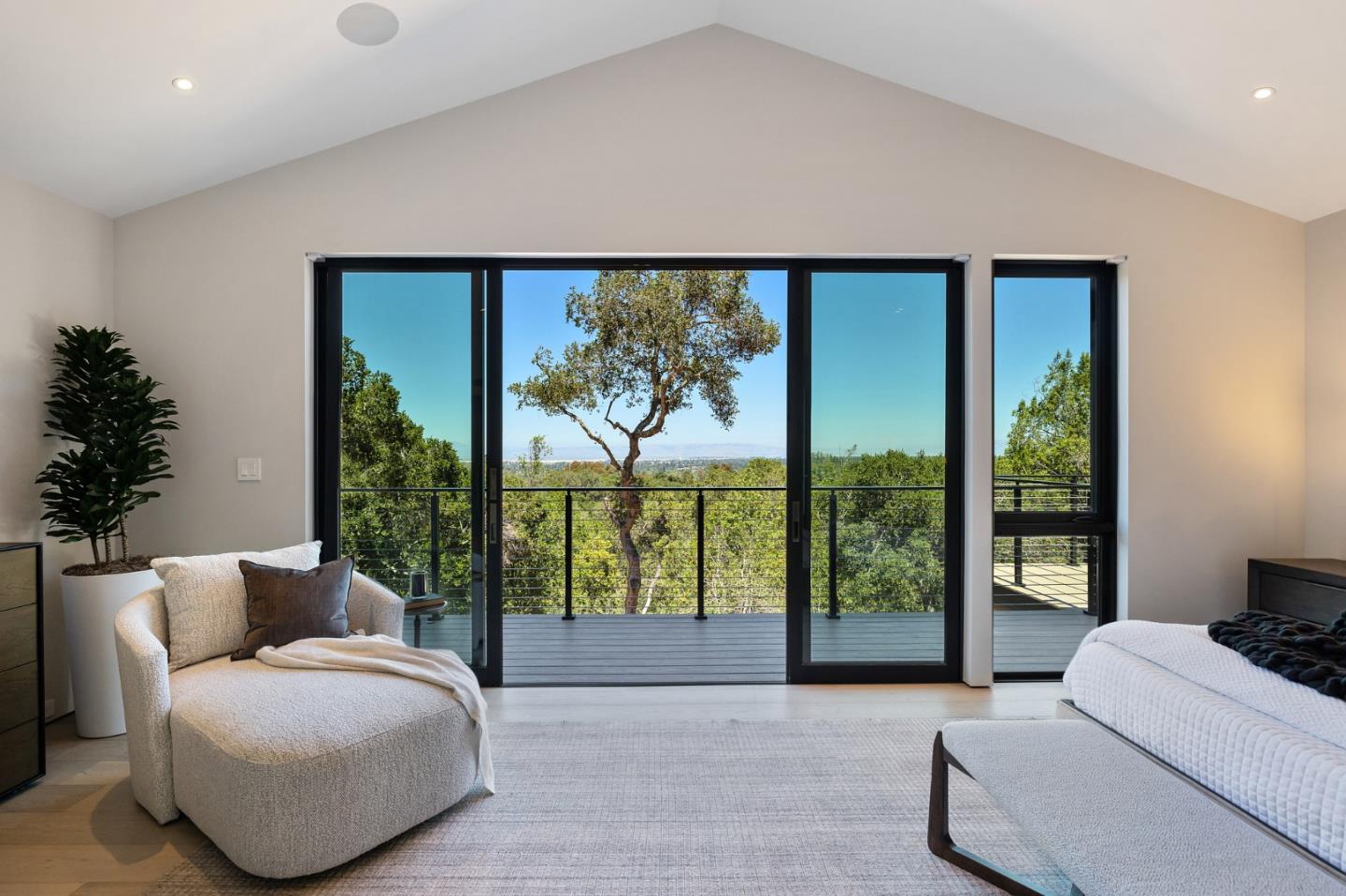 255 Hardwick Road Woodside, CA 94062 - Photo 42 of 90 a living room with furniture and a large window