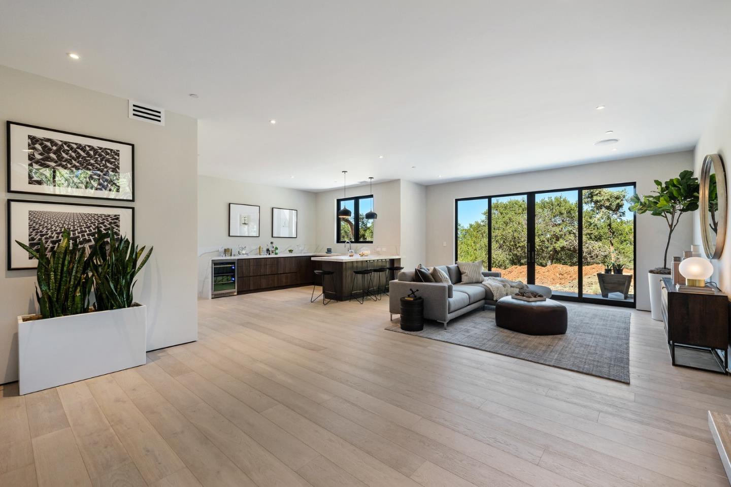 255 Hardwick Road Woodside, CA 94062 - Photo 59 of 90 a living room with furniture and a flat screen tv