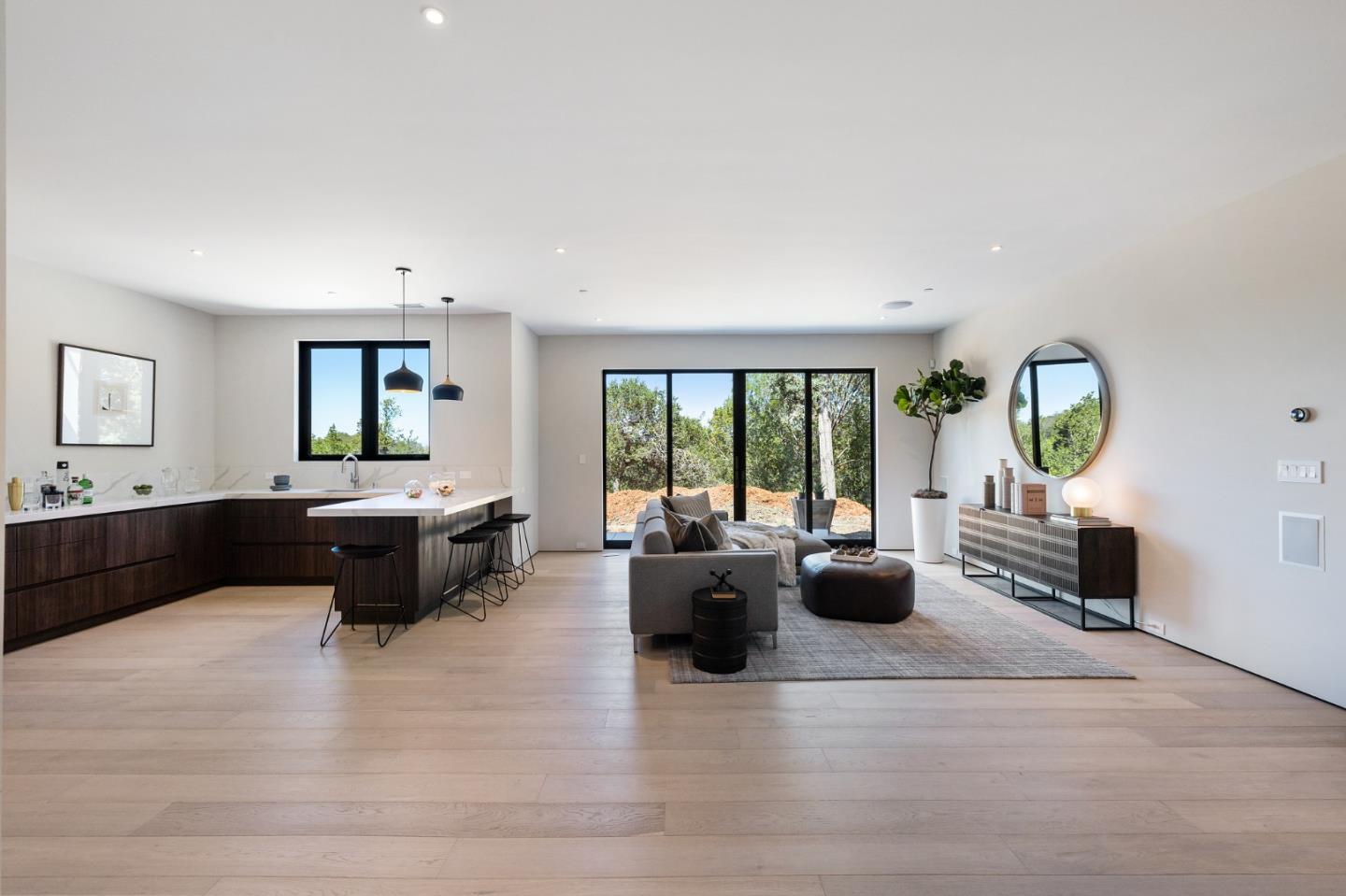 255 Hardwick Road Woodside, CA 94062 - Photo 61 of 90 a living room with furniture and a large window