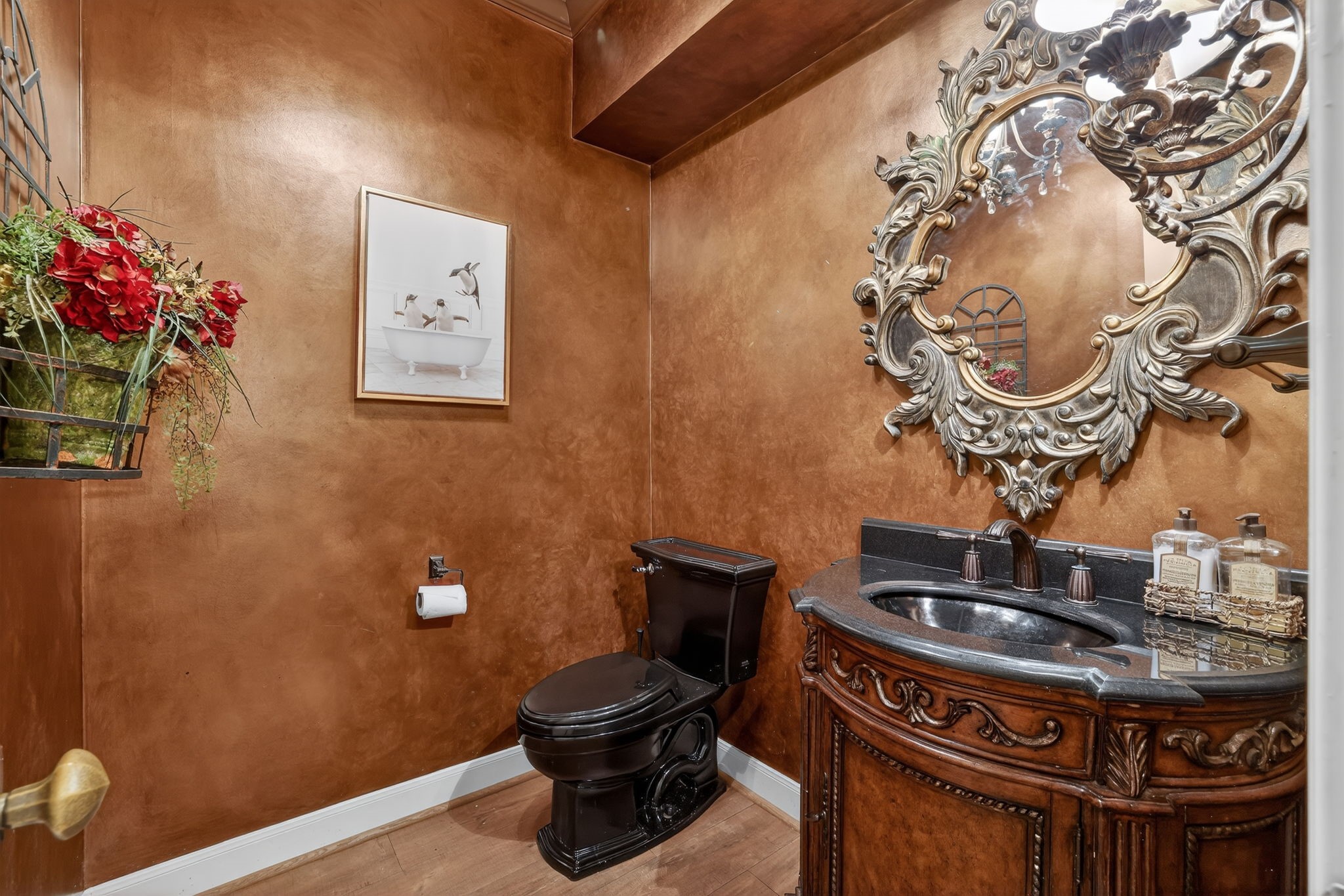 8711 Kennet Valley Road Spring, TX 77379 - Photo 14 of 37 a bathroom with a toilet and a sink