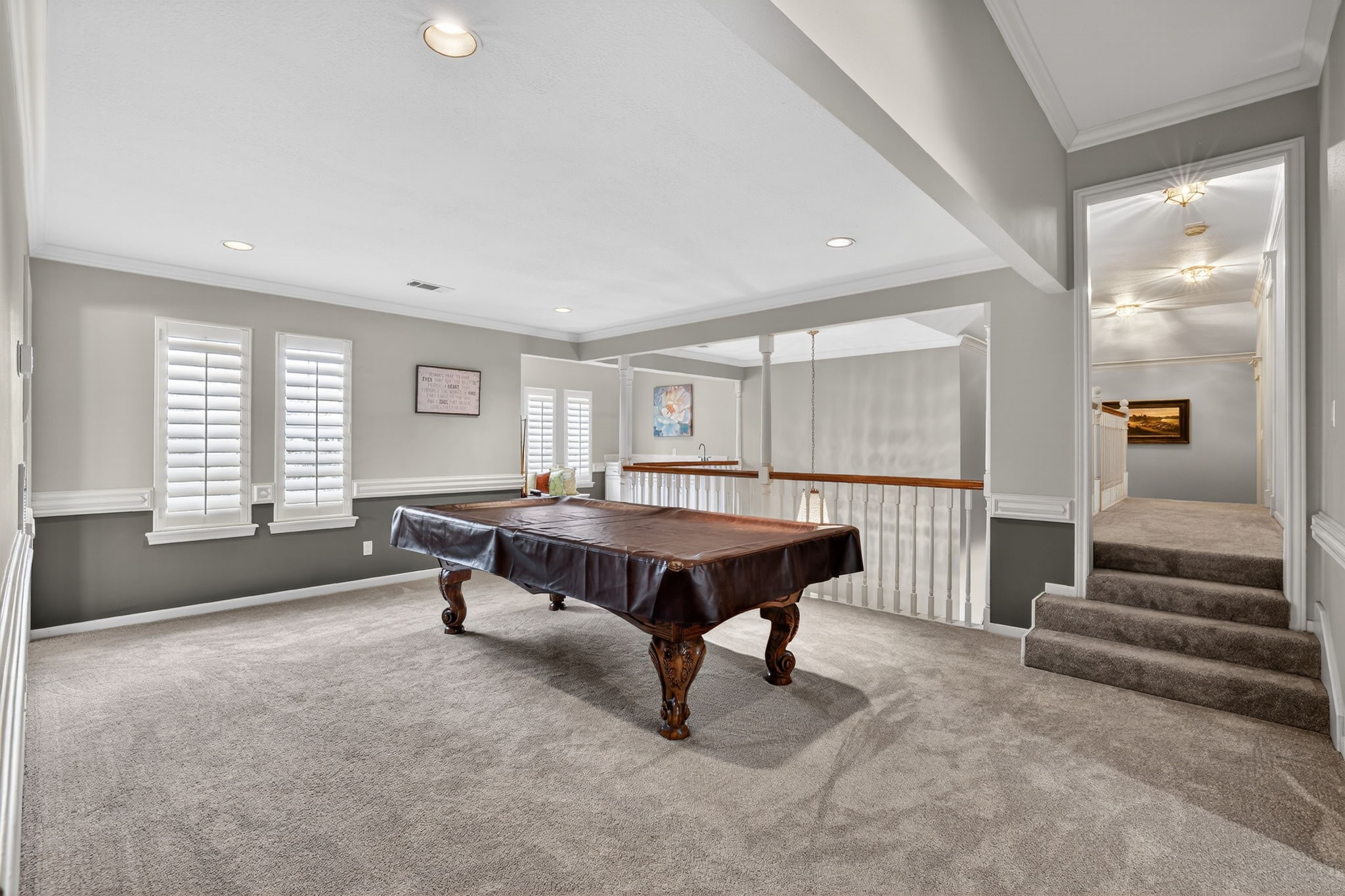 8711 Kennet Valley Road Spring, TX 77379 - Photo 19 of 37 a spacious bedroom with a bed and a large window