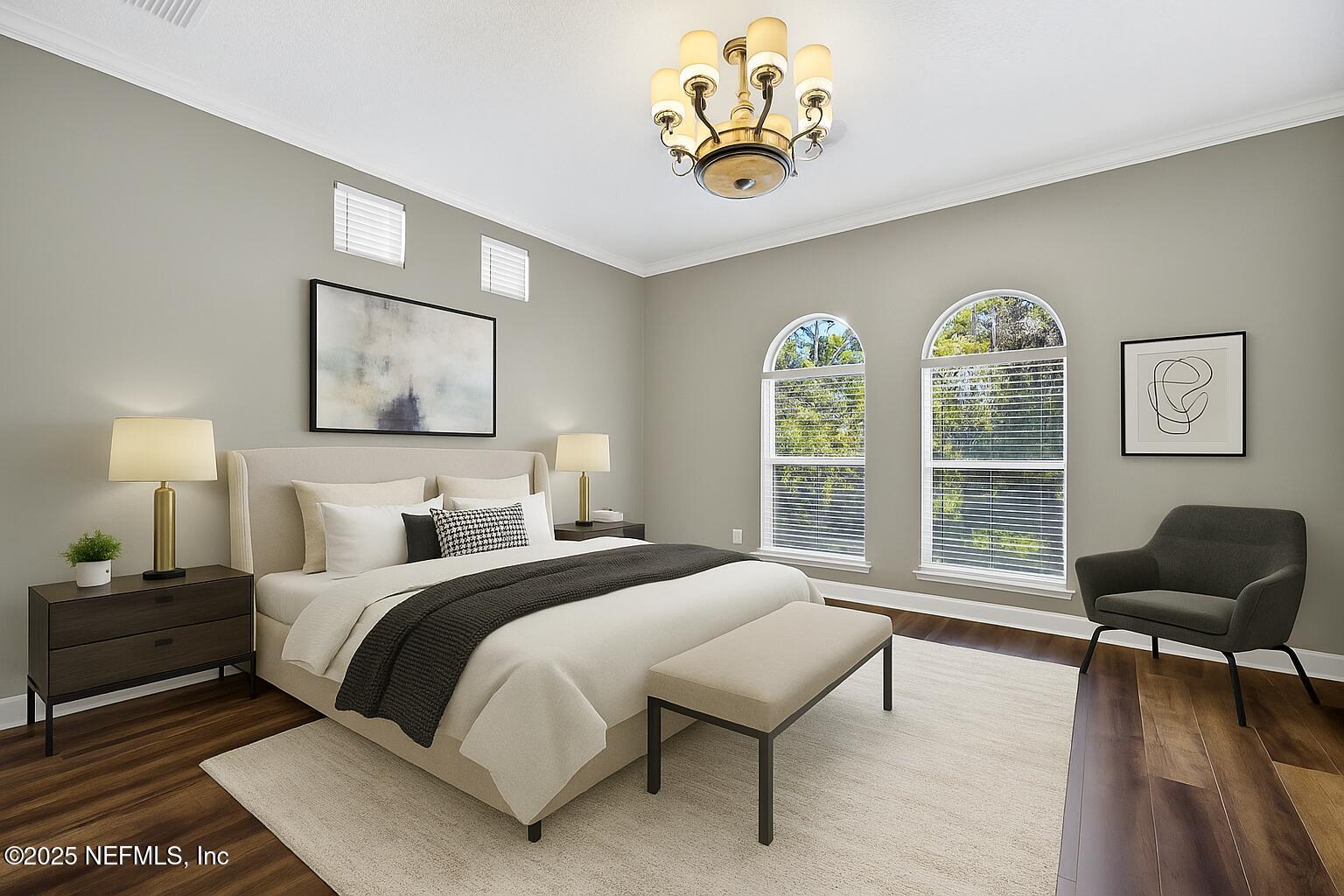 6365 Eclipse Circle Jacksonville, FL 32258 - Photo 12 of 32 Modern Tranquility Bedroom Design