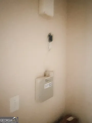 a close up of a shower