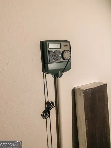 a close view of door lock