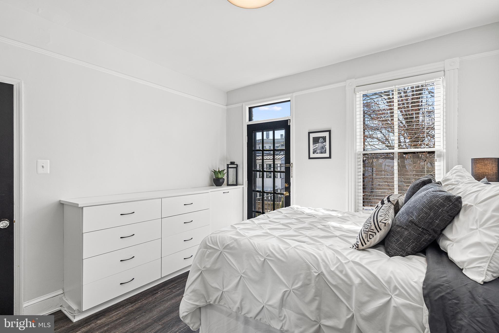 3022 R Street Northwest Washington, DC 20007 - Photo 23 of 39 Custom built-in closet, door to patio