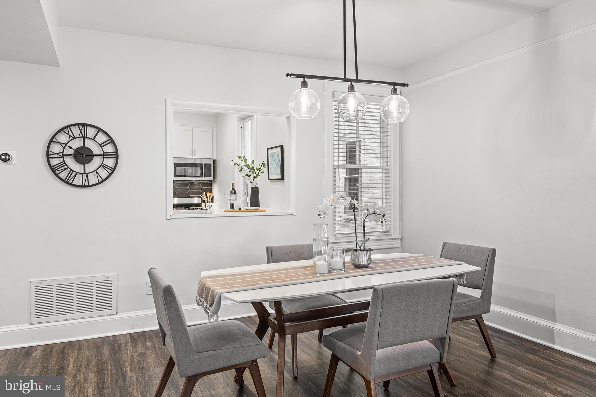 3022 R Street Northwest Washington, DC 20007 - Photo 9 of 39 You can see the opening to kitchen