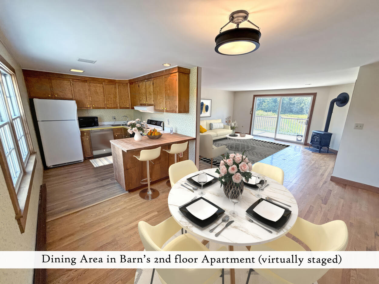 607 Oak Point Road Trenton, ME 04605 - Photo 128 of 187 Barn 2nd floor apartment main living are