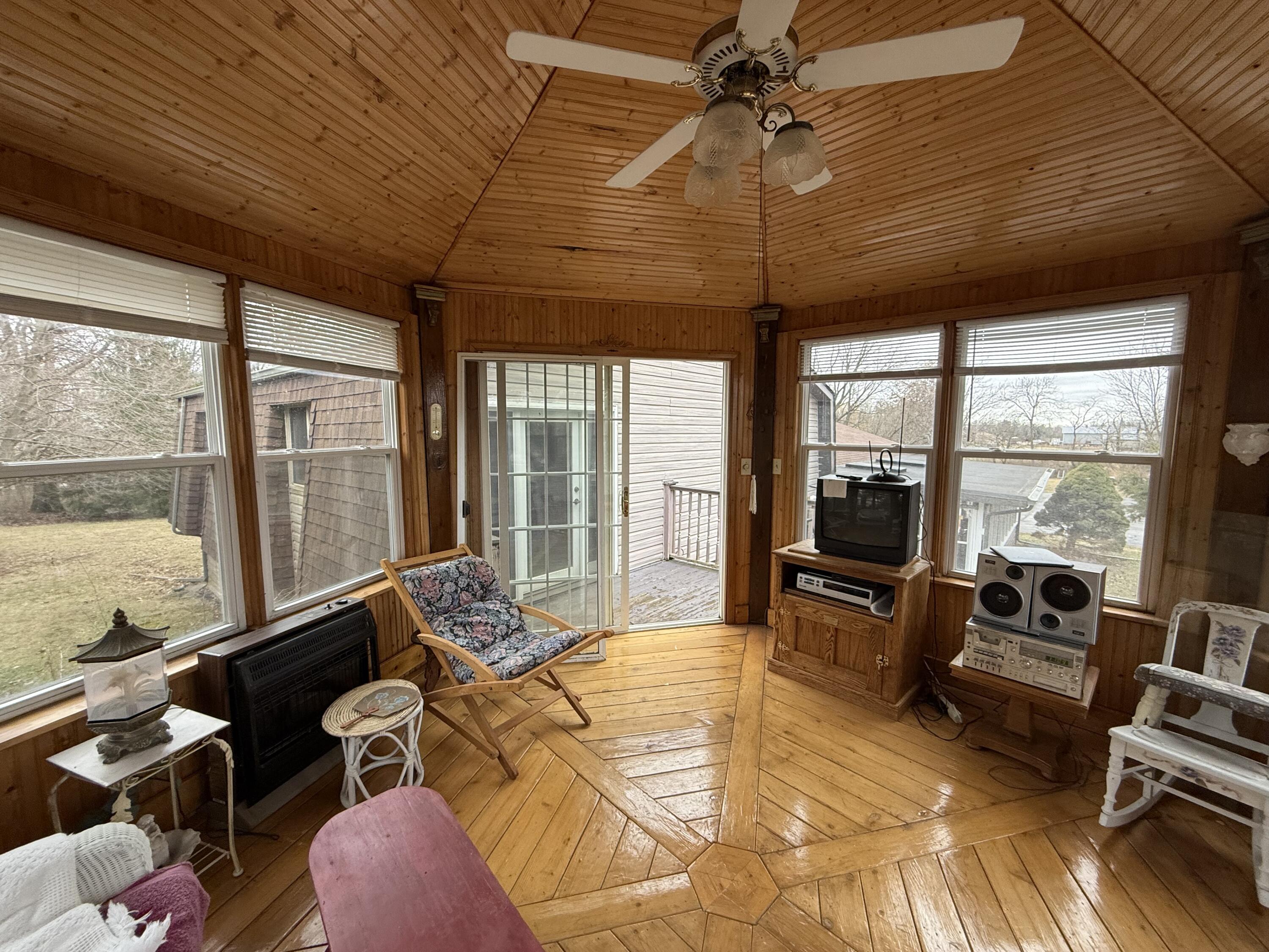 368 South 600th Street West Hebron, IN 46341 - Photo 75 of 87 a outdoor space with furniture and flat screen tv