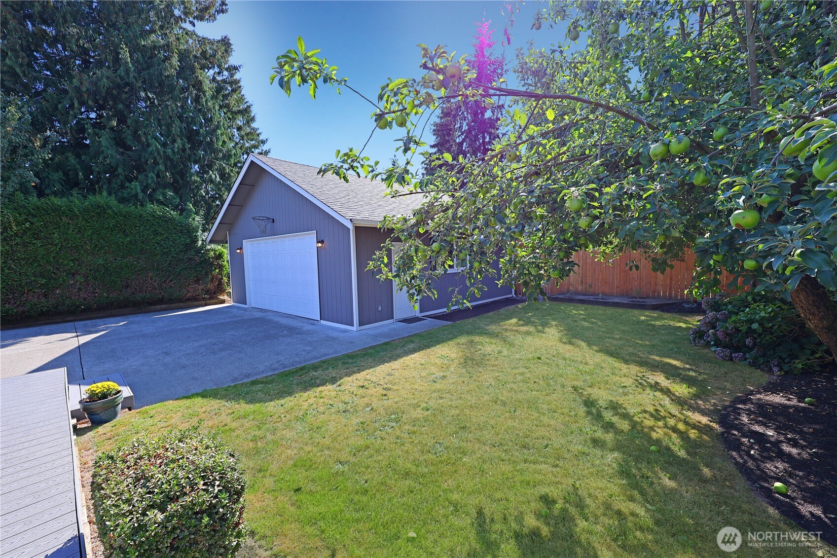 908 Willow Street Sumner, WA 98390 - Photo 23 of 32 a backyard of a house with lots of green space