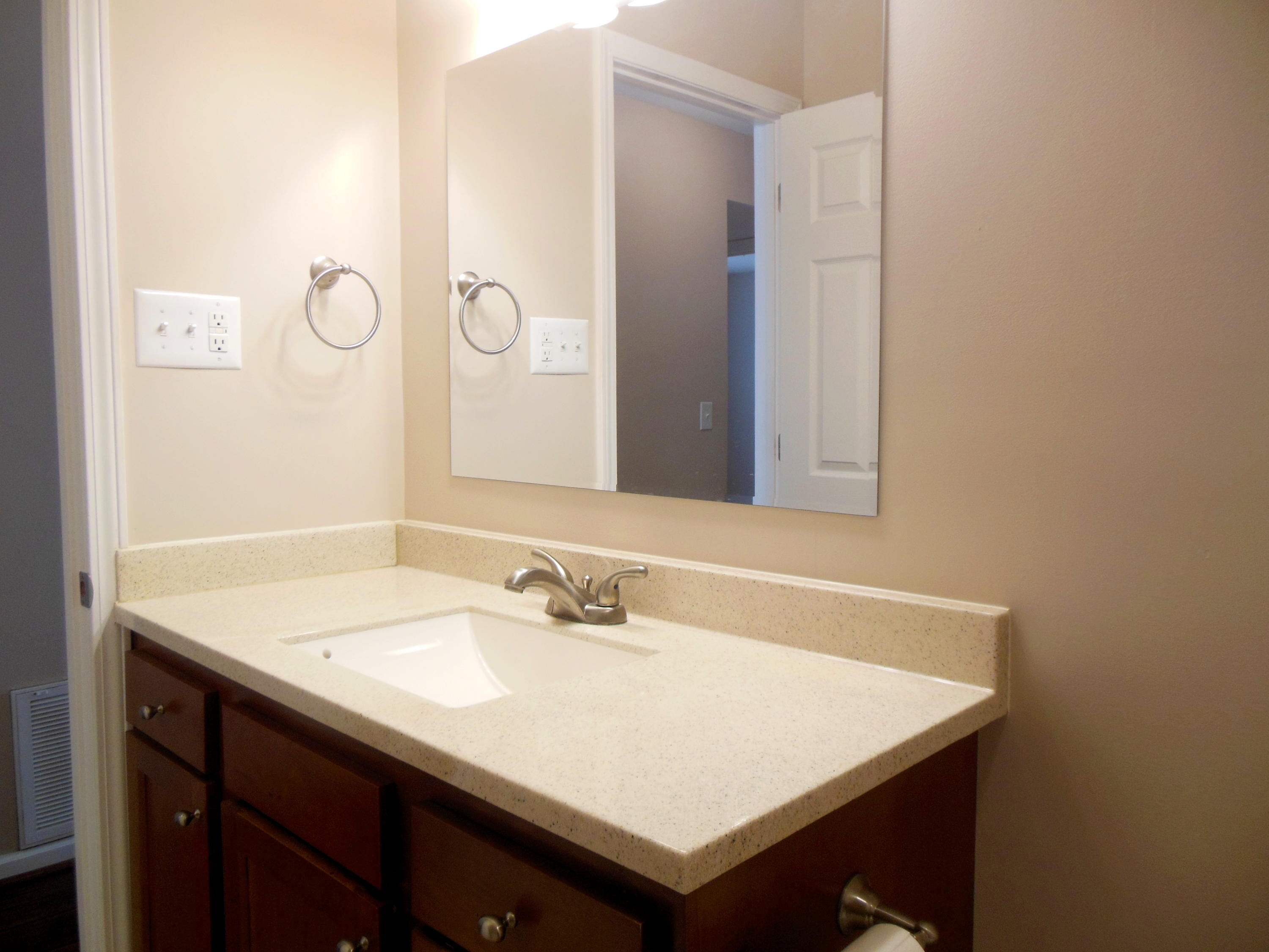701 Riverland Road Southeast Roanoke, VA 24014 - Photo 11 of 33 a bathroom with a sink vanity and a mirror