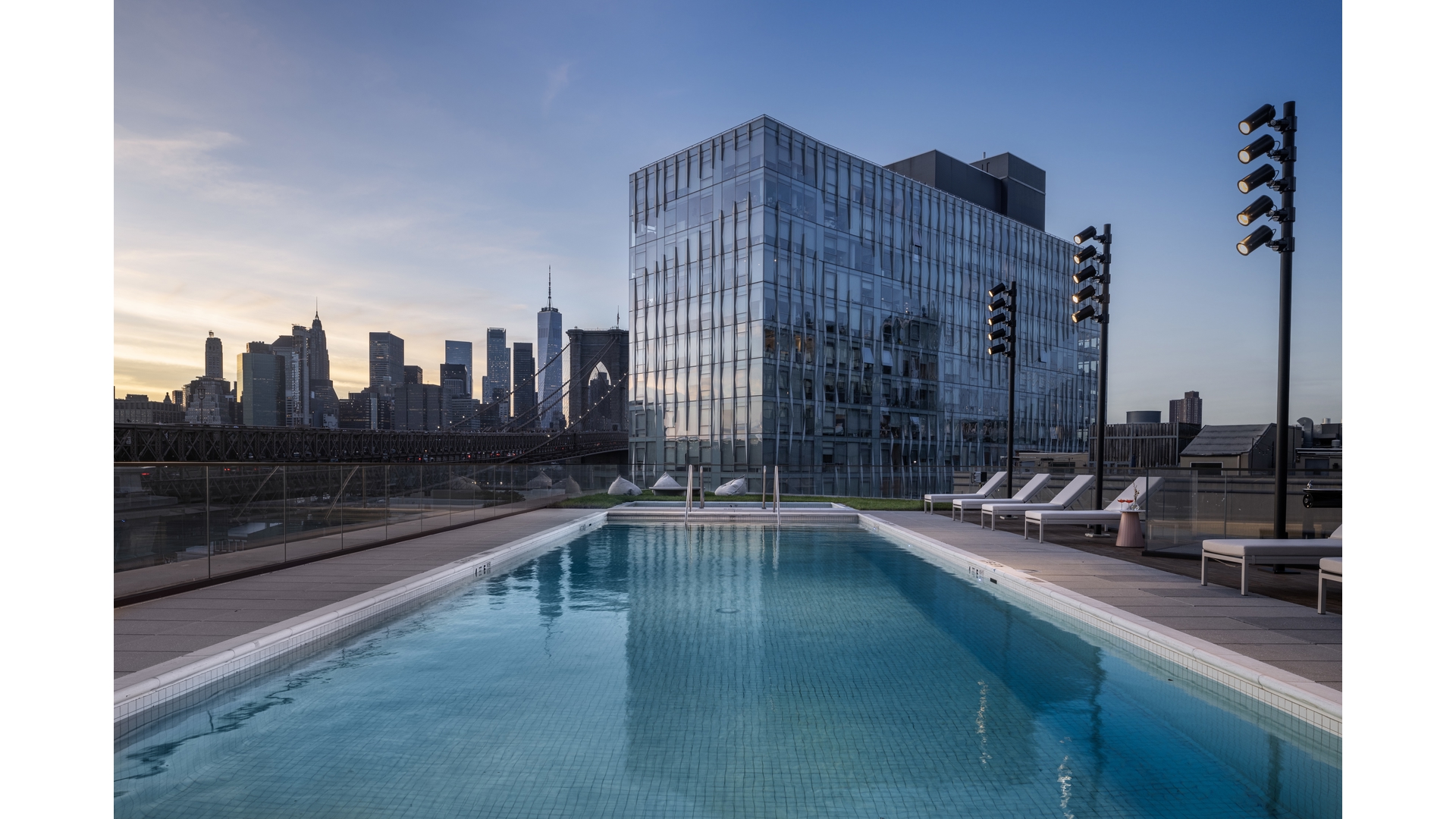 30 Front Street, Unit 19B Brooklyn, NY 11201 - Photo 15 of 36 a view of swimming pool with outdoor seating