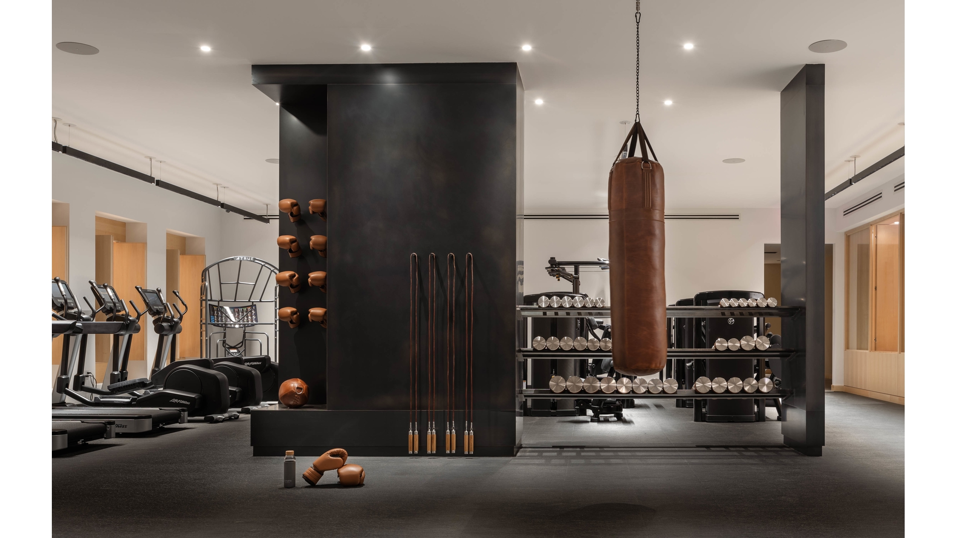 30 Front Street, Unit 19B Brooklyn, NY 11201 - Photo 30 of 36 a view of a room with gym equipment