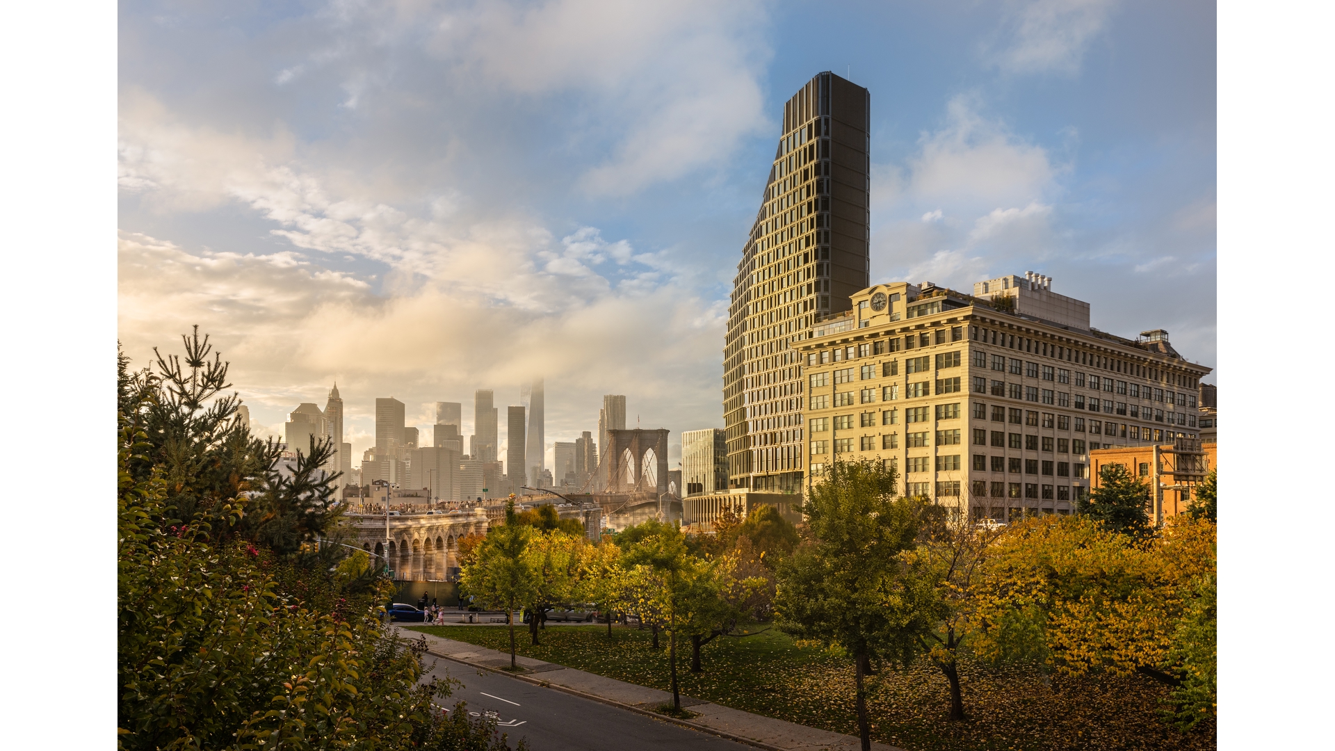 30 Front Street, Unit 19B Brooklyn, NY 11201 - Photo 32 of 36 a view of a city with tall buildings